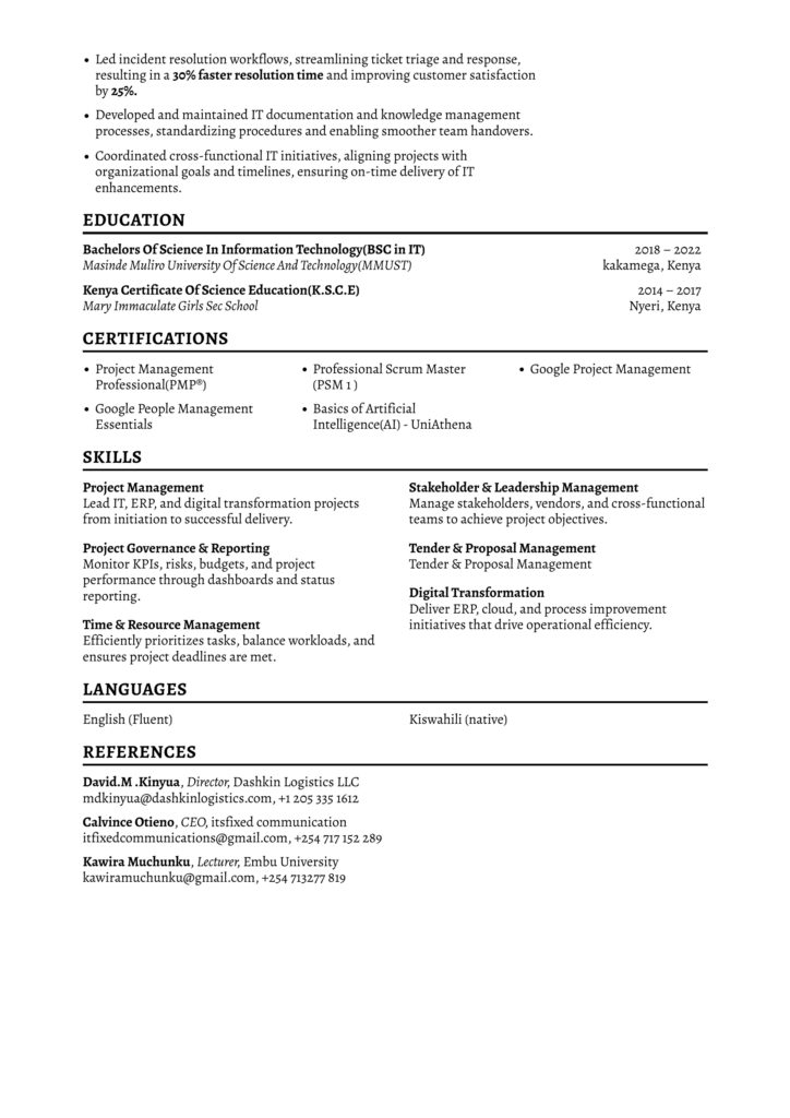 calveline wachira cv page2